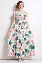 Load image into Gallery viewer, One sex-Aye 💕⚪️💚 Maxi Dress