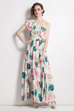 Load image into Gallery viewer, One sex-Aye 💕⚪️💚 Maxi Dress