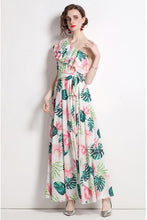 Load image into Gallery viewer, One sex-Aye 💕⚪️💚 Maxi Dress