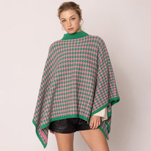 Load image into Gallery viewer, “Pretty Girl 💕💚 Checkered &amp; Houndstooth Ponchos &amp; Cape”- Pre Order