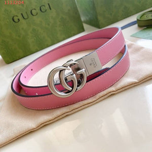 GG 💕💚 Pink Belt (Silver or Gold Trim)