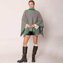 Load image into Gallery viewer, “Pretty Girl 💕💚 Checkered &amp; Houndstooth Ponchos &amp; Cape”- Pre Order