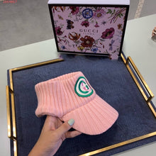 Load image into Gallery viewer, GG 💕💚 Pink &amp; Green Interlocking G Patch Visor Hat