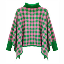 Load image into Gallery viewer, “Pretty Girl 💕💚 Checkered &amp; Houndstooth Ponchos &amp; Cape”- Pre Order