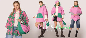 “Pretty Girl 💕💚 Checkered & Houndstooth Poncho”- Pre Order