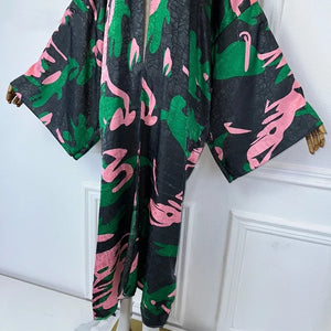 “I AM OH SO 💕💚 Pretty” Kimono