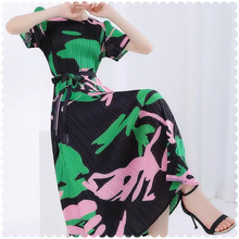 Load image into Gallery viewer, “Standing On Pink 💕💚 Green Business” Dress