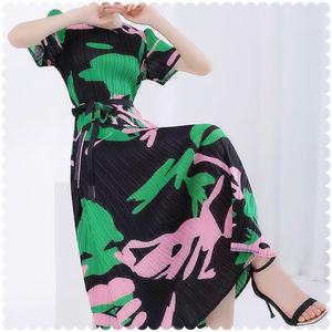 “Standing On Pink 💕💚 Green Business” Dress