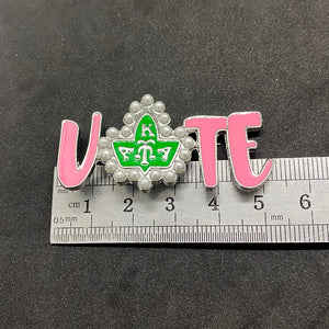 AKA 💕💚 VOTE Brooch