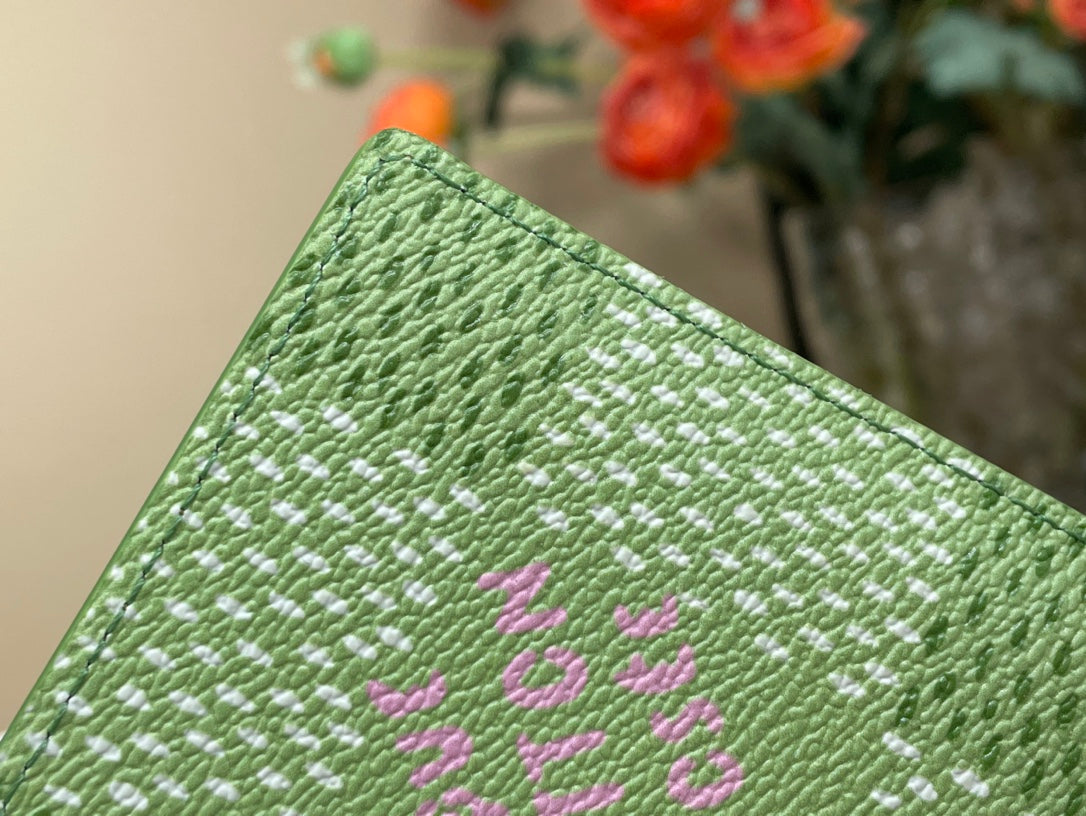 LV 💚 Green & Pink Wallet – Alabaster Box Boutique