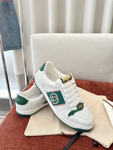 GG 💕💚 Screeners White Sneakers