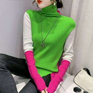 The "Watermelon 🍉 Vibes" Turtleneck - Alabaster Box Boutique