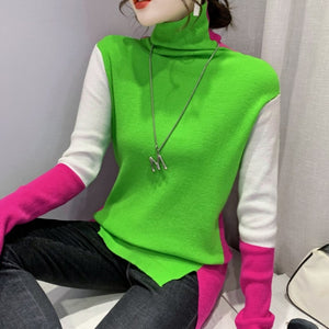 The "Watermelon 🍉 Vibes" Turtleneck - Alabaster Box Boutique