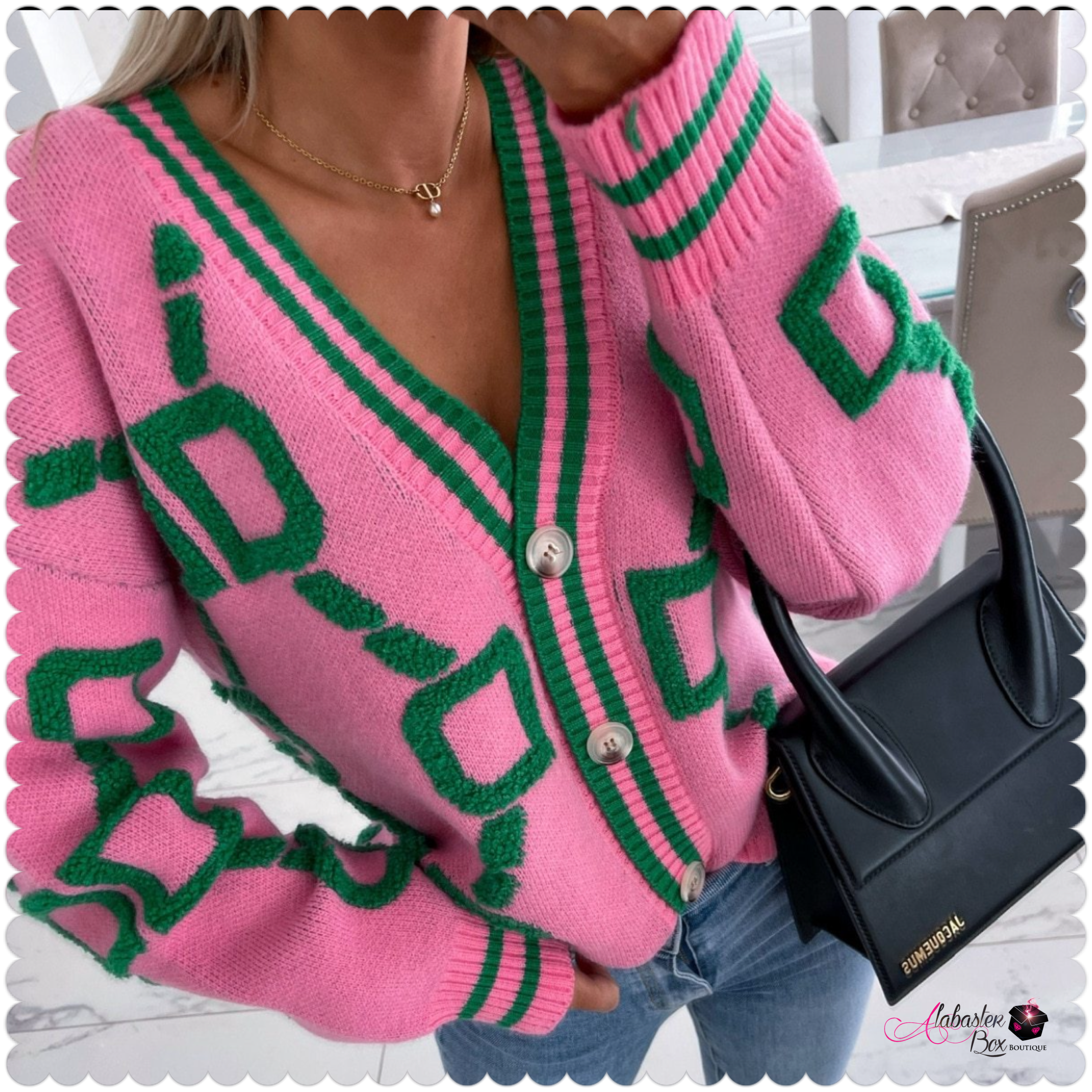 Pretty 💕💚 Distinctive Cardigan