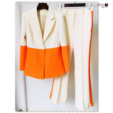 Load image into Gallery viewer, Just 🅿️ushing .... Two Piece Blazer &amp; Pants Set - Alabaster Box Boutique